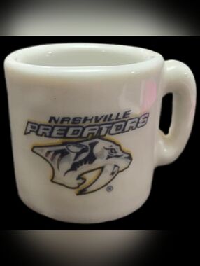 NHL Nashville Predators White Ceramic Mini Mug